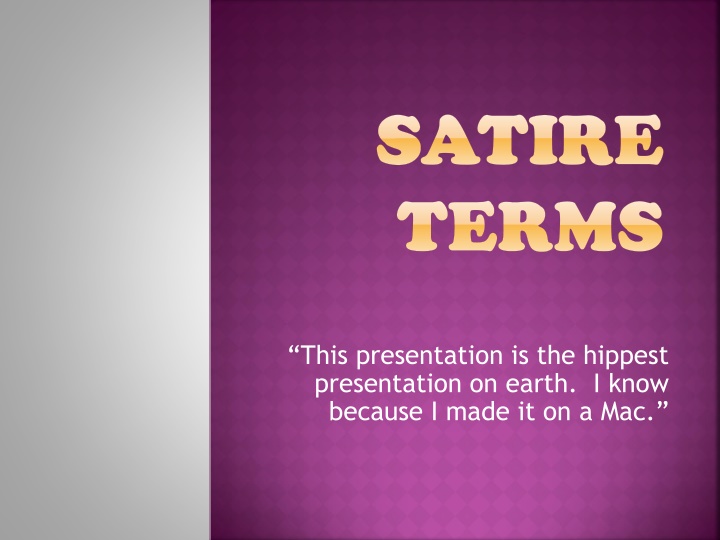 Unveiling the Art of Satire: Types and Techniques