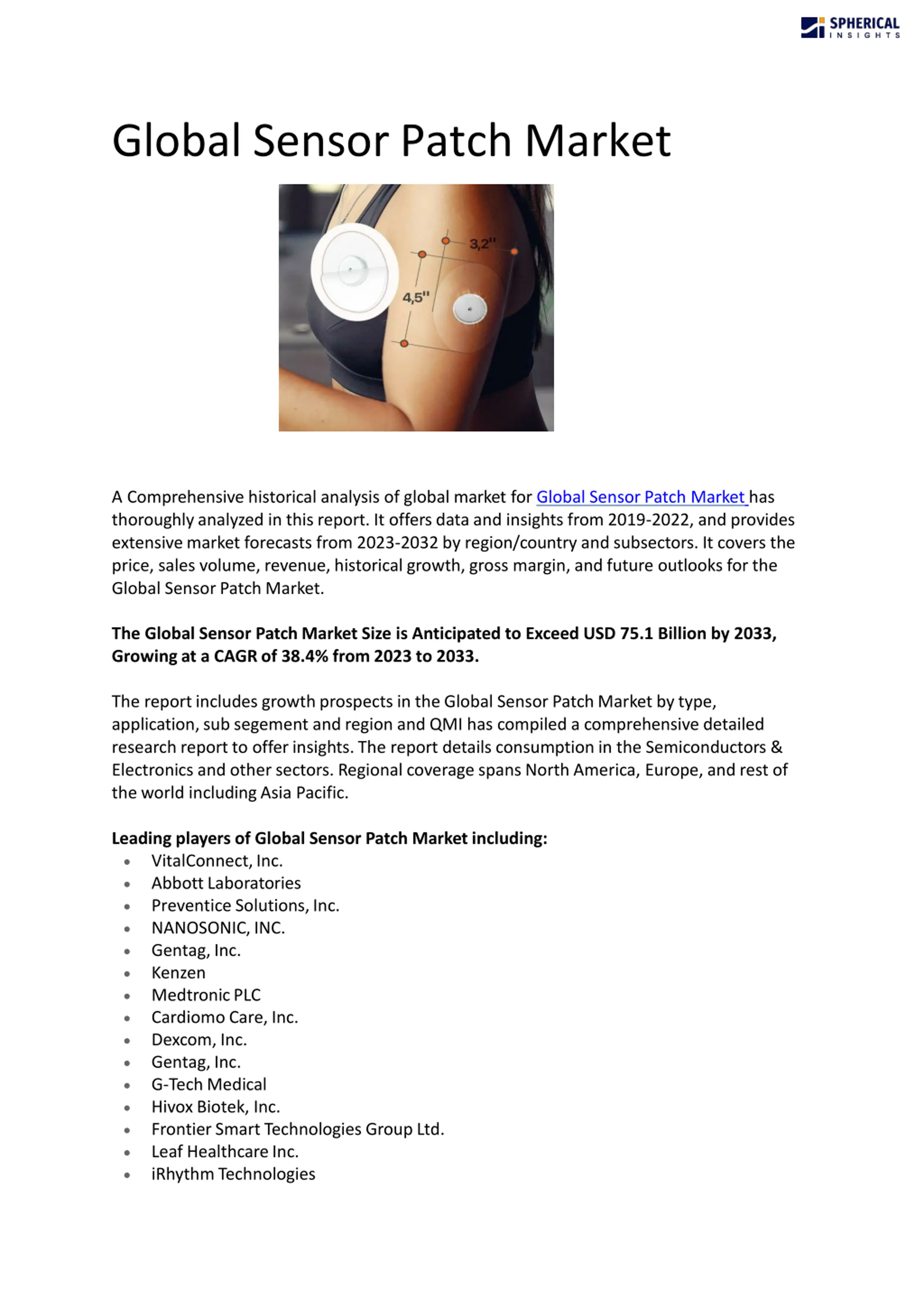 Global Sensor Patch Market (1)
