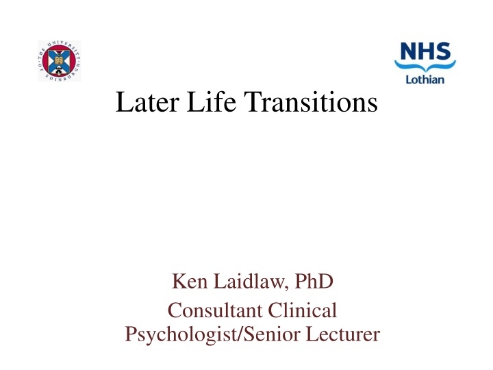 Later Life Transitions: Embracing Opportunities in Aging Society