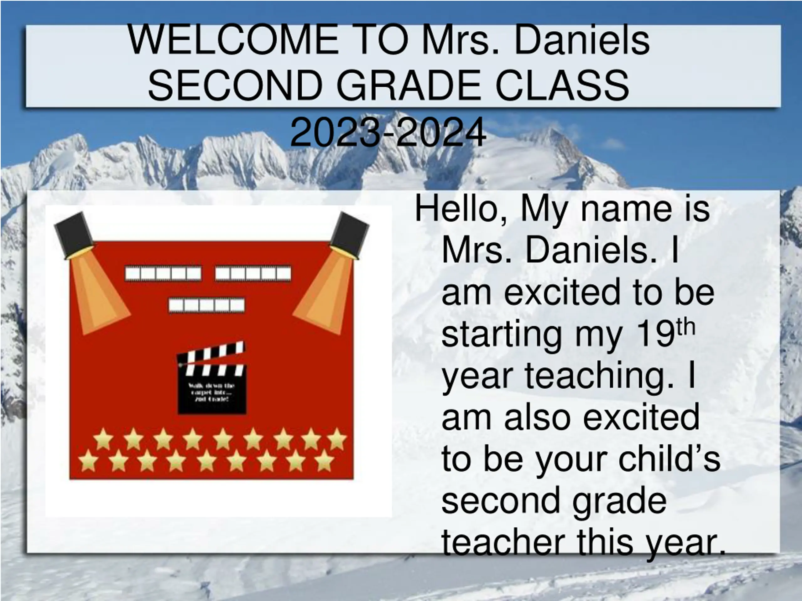 Mrs. Daniels' Second Grade Class 2023-2024