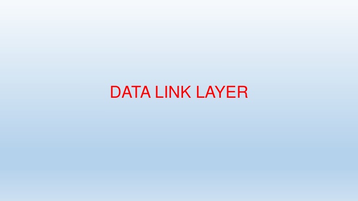 Data Link Layer in Computer Networking
