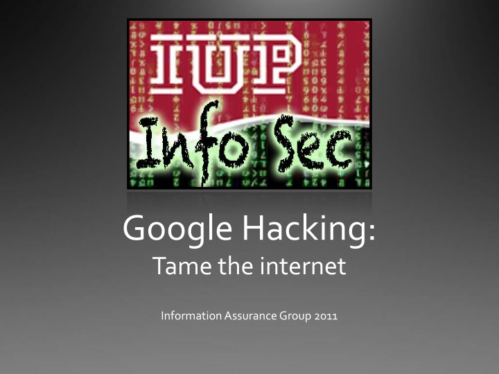 Unveiling Google Hacking Techniques