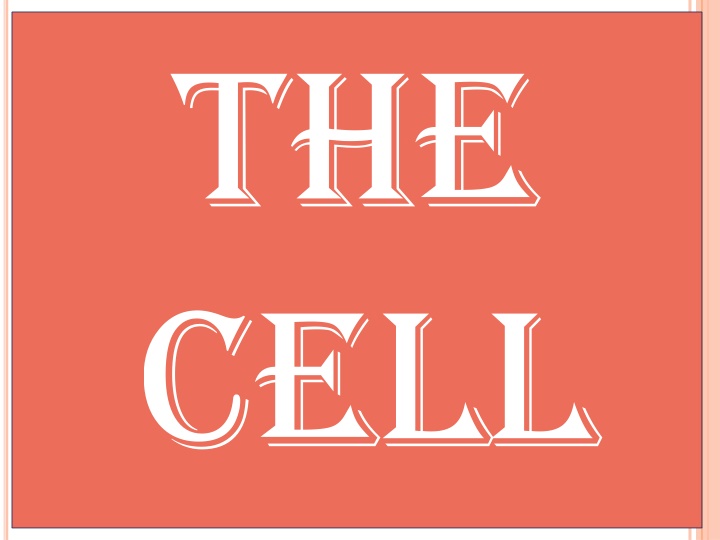 Cell Biology: The Building Blocks of Life