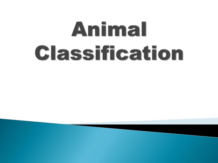 The Classification of Living Organisms