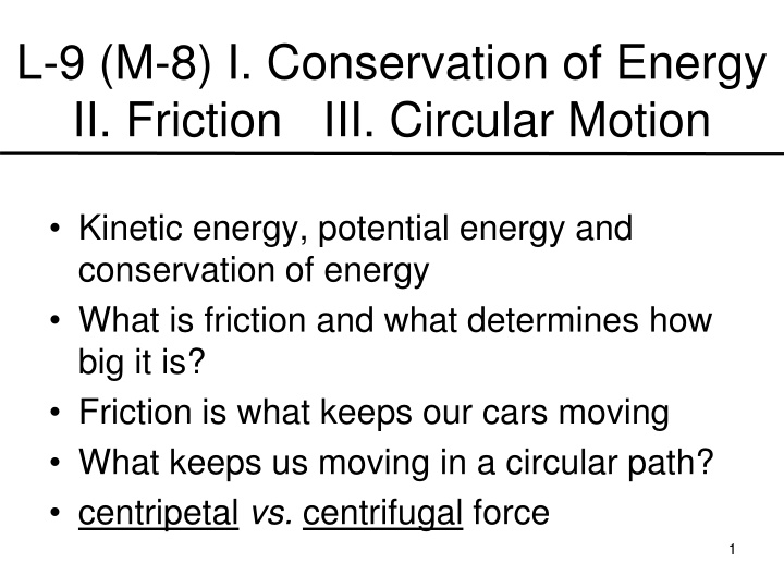 Energy Conservation and Friction in Circular Motion
