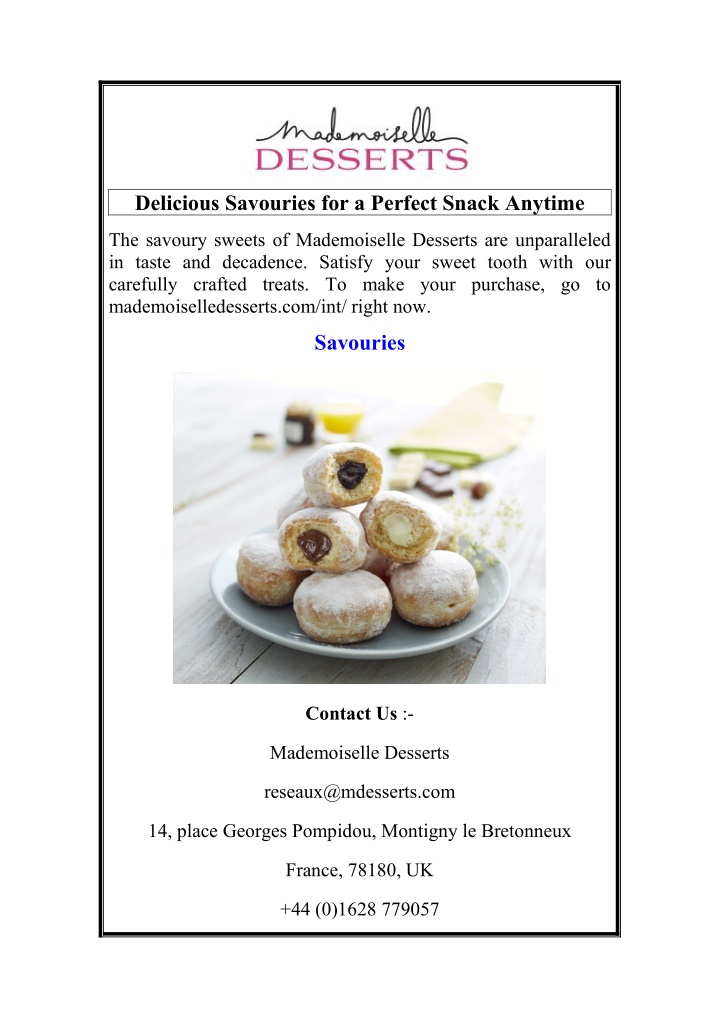 delicious savouries for a perfect snack anytime n.w
