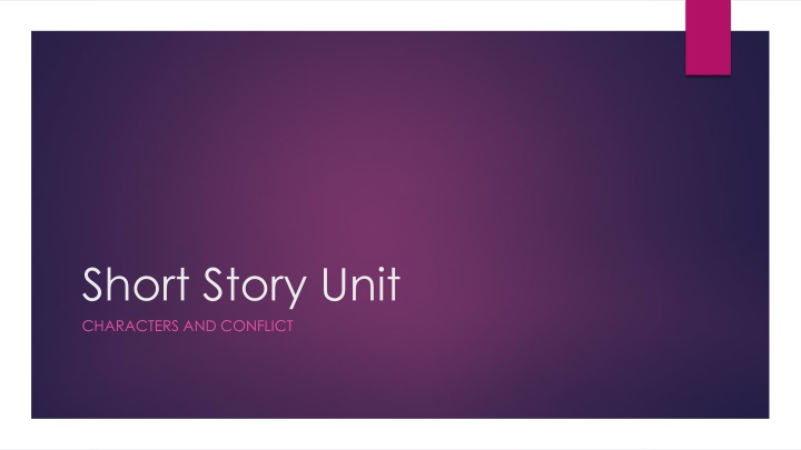 Elements of Short Stories