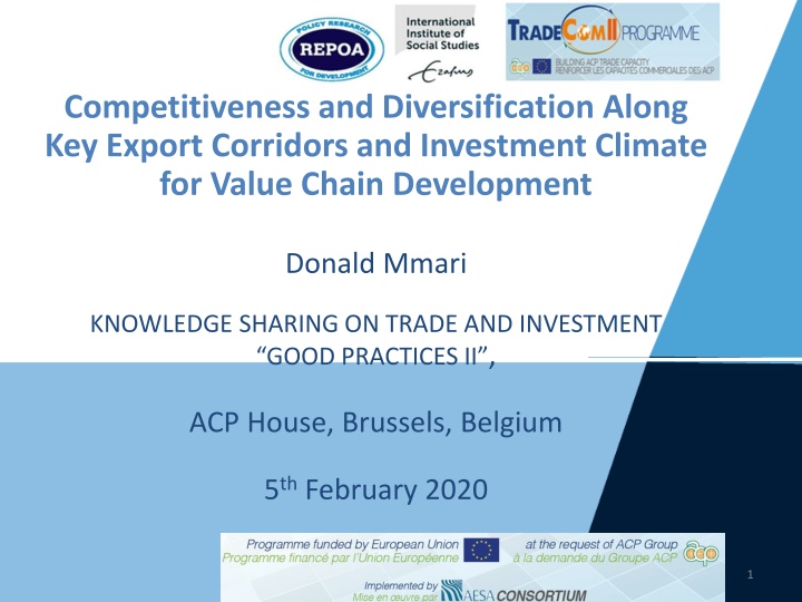 Trade and Investment Strategies in Tanzania