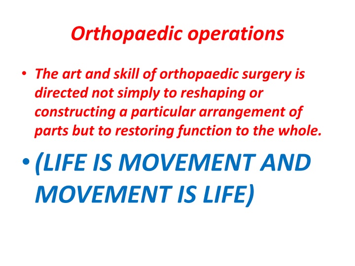 The Art of Orthopaedic Surgery: A Comprehensive Guide