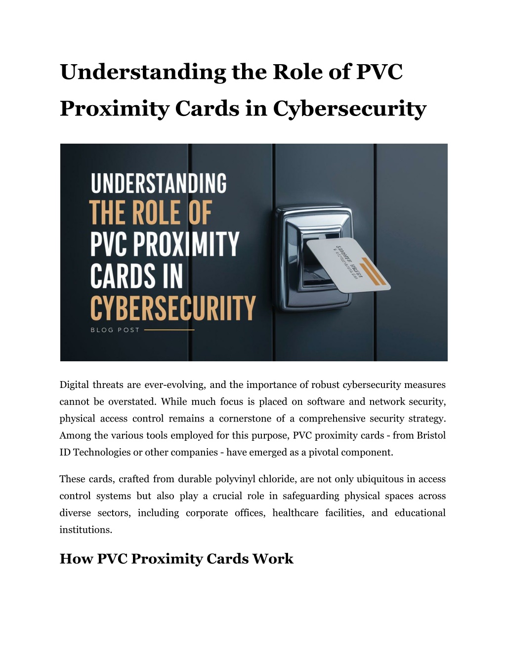 understanding the role of pvc l.w