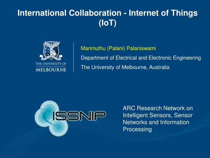 International Collaboration on Internet of Things (IoT) Research