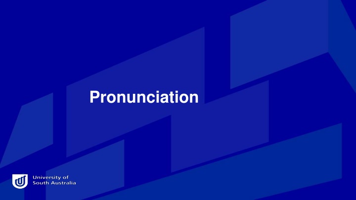 Improve Your Pronunciation Skills Workshop