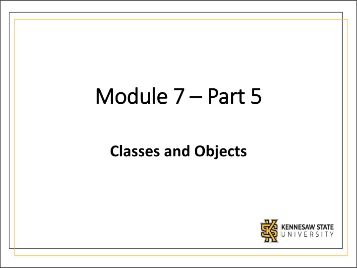 Classes and Objects in Python and Java