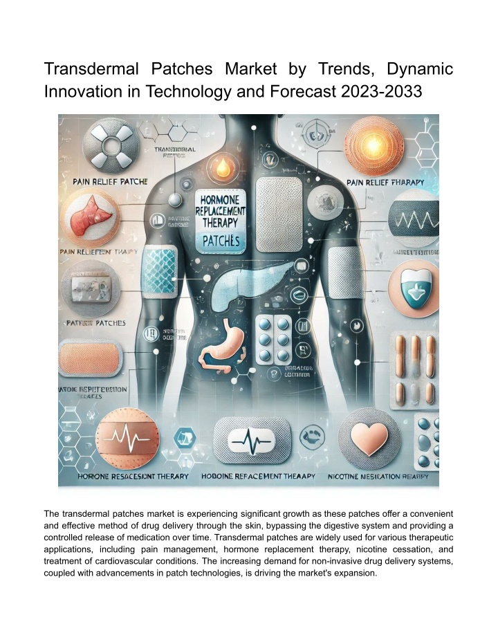 transdermal patches market by trends dynamic n.w