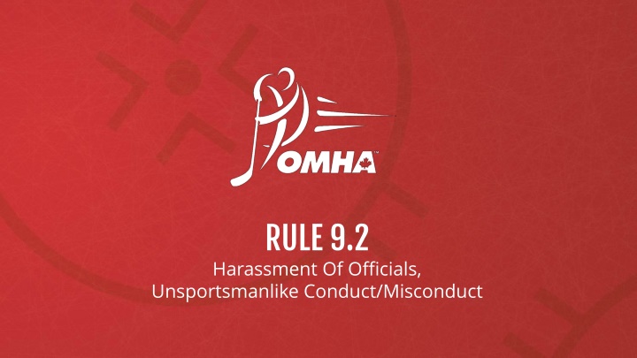 Rule 9.2 - Harassment of Officials in Sports