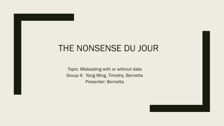 Unveiling Misleading Practices in Data Presentation
