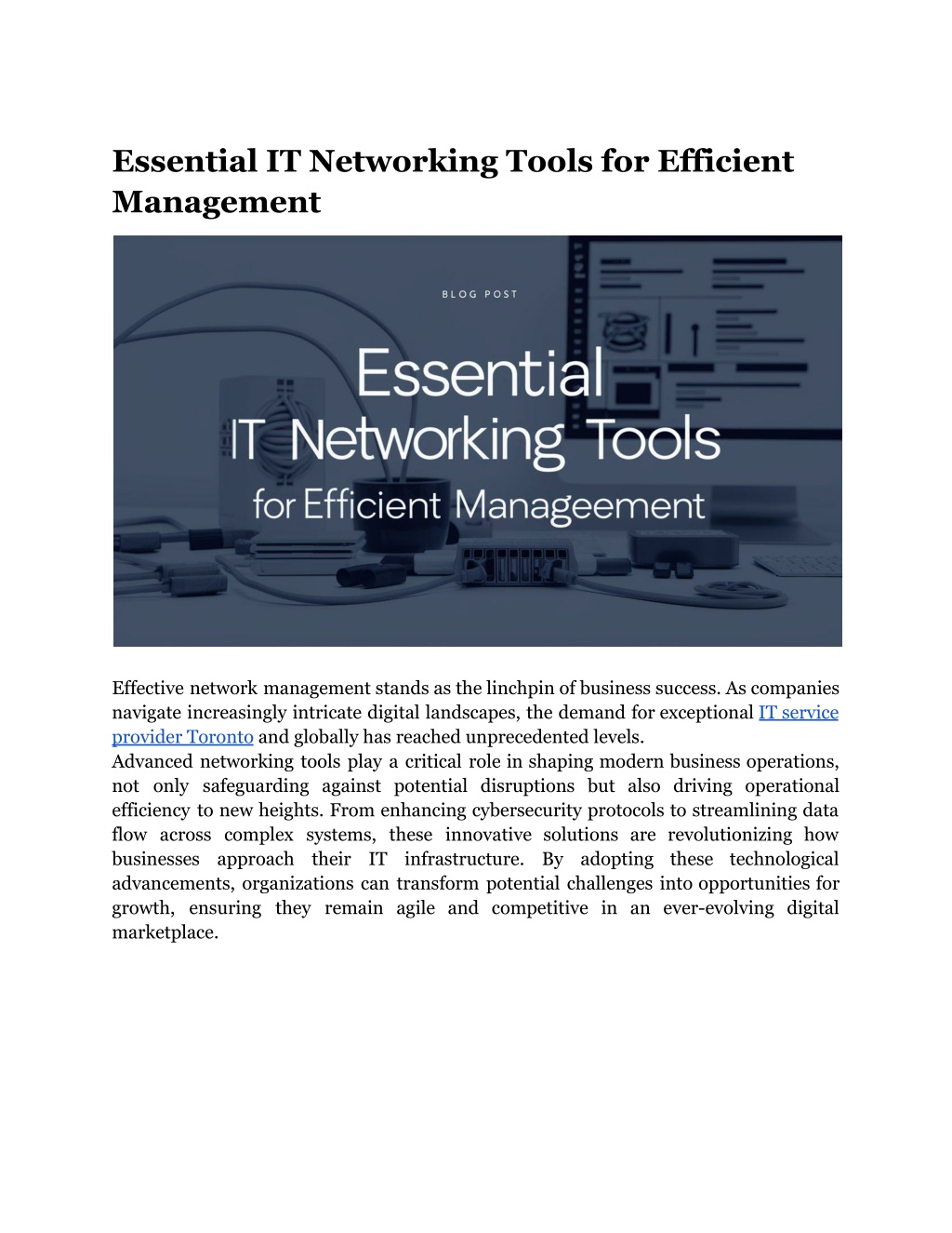 essential it networking tools for efficient l.w