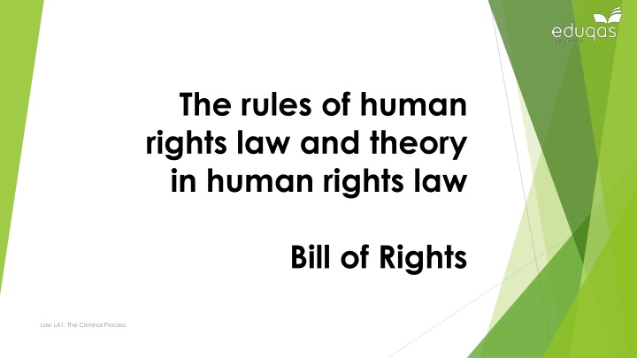 The Debate around a Bill of Rights in the UK