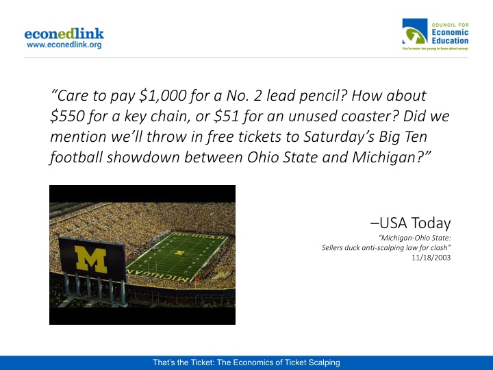 The Economics of Ticket Scalping: Impacts and Considerations