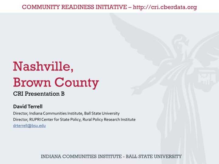 Community Readiness Initiative in Nashville, Brown County