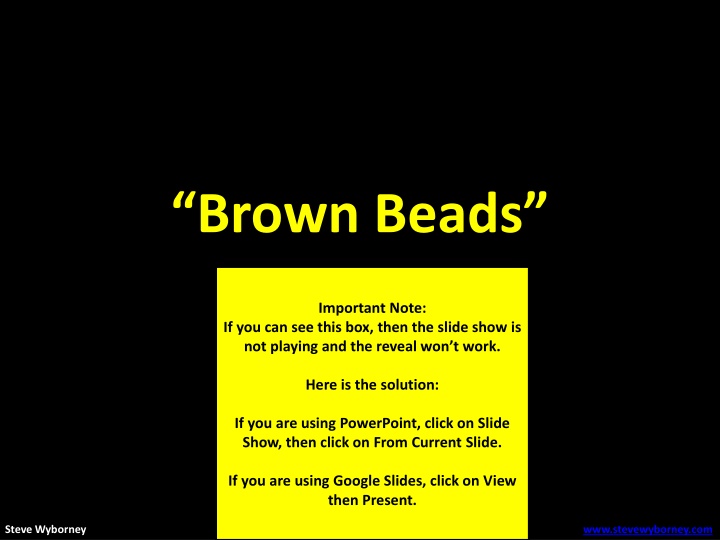 Esti-Mystery: How Many Brown Beads? Challenge Solution