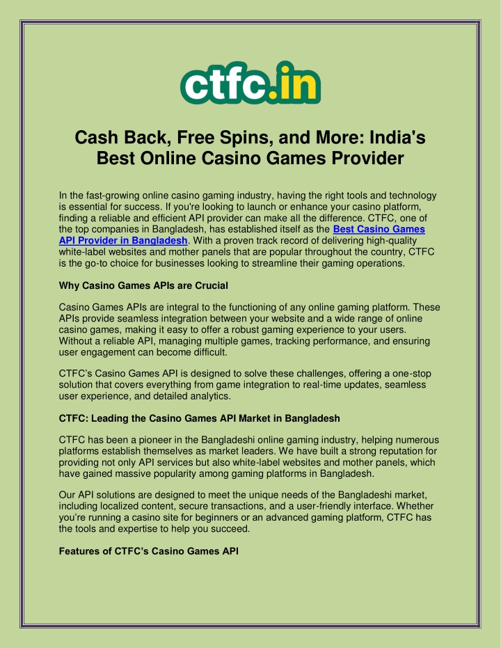 cash back free spins and more india s best online n.w