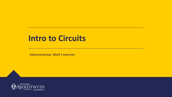 Advanced Circuits Project: Home Automation Challenges