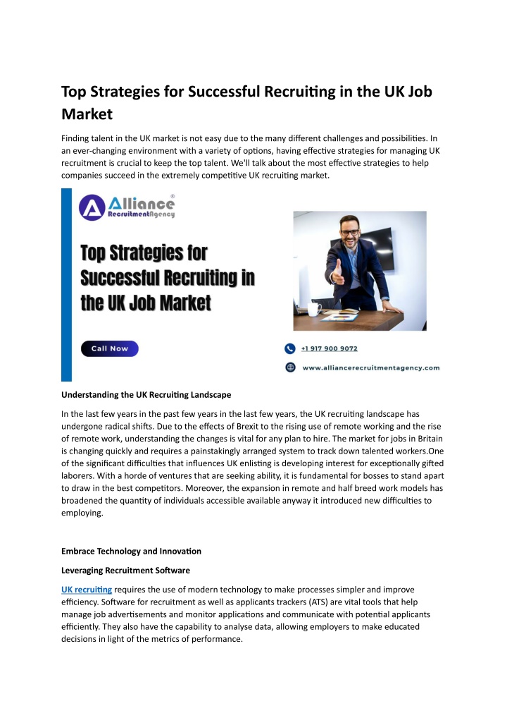top strategies for successful recruiting n.w