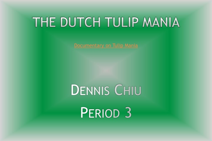 Dutch Tulip Mania in the 17th Century: A Historical Overview