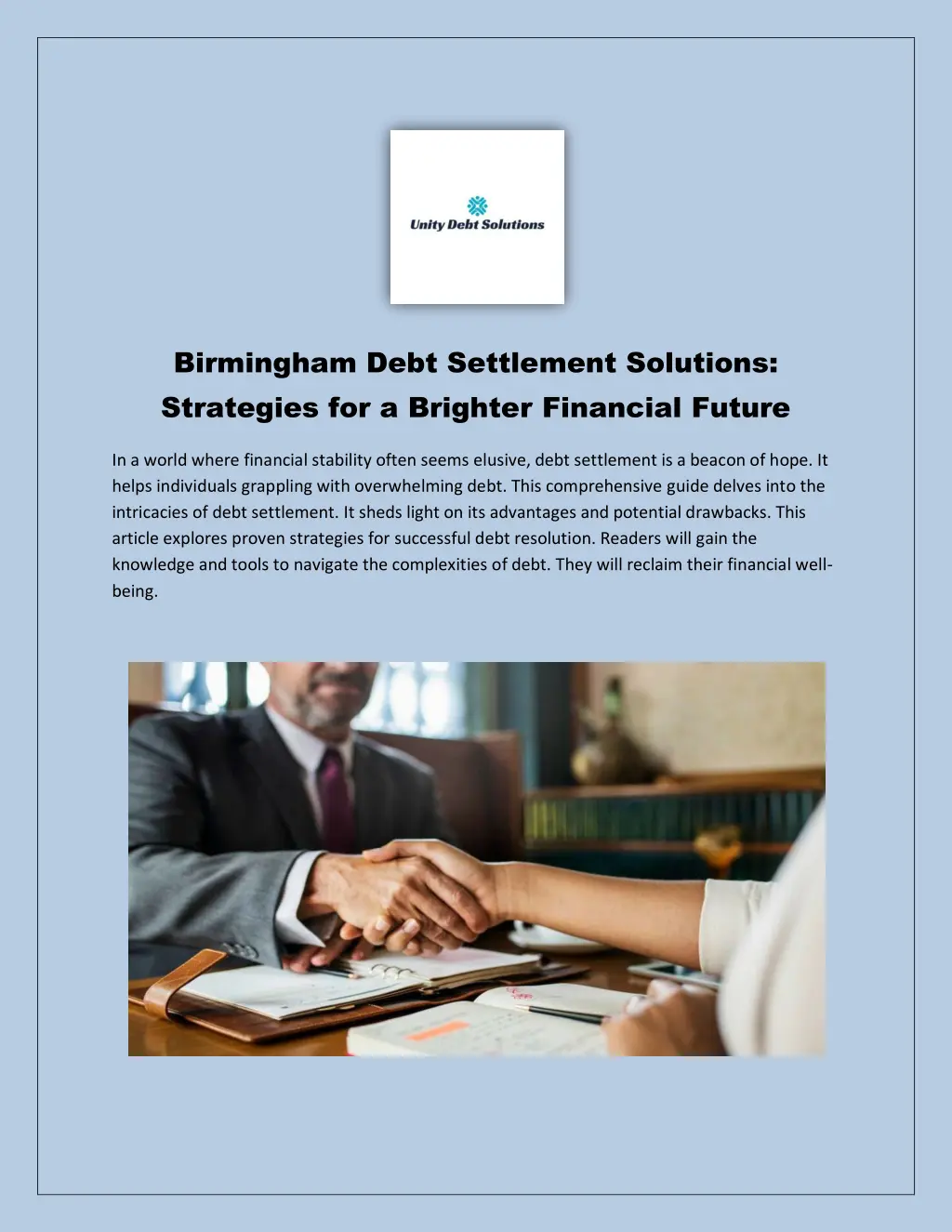 birmingham debt settlement solutions strategies n.