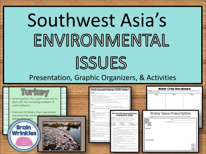 Southwest Asia's Environmental Issues through Engaging Activities