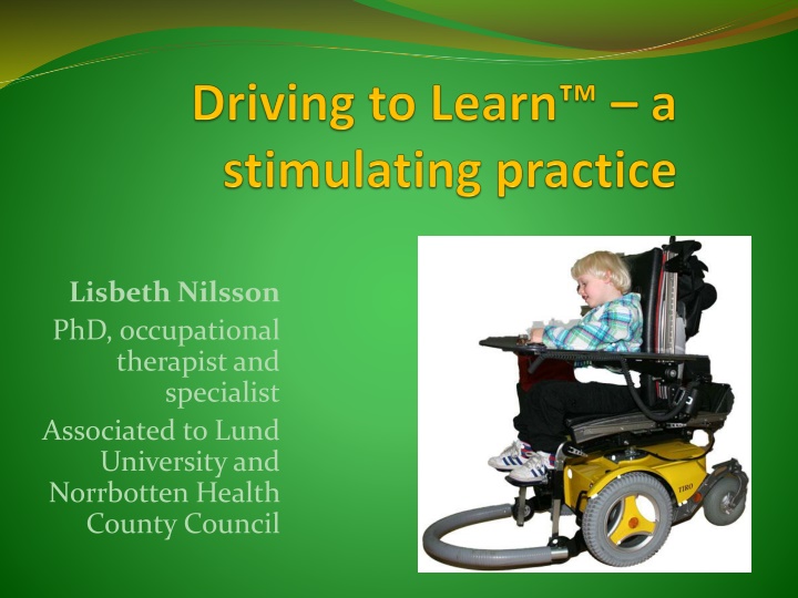 Innovative Wheelchair Training Methods for Cognitive Disabilities
