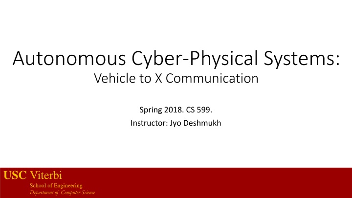 Comprehensive Overview of Autonomous Cyber-Physical Systems in Vehicle Communication