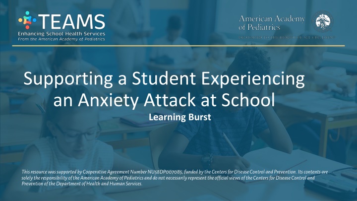 Supporting Students with Anxiety Attacks: Strategies and Symptoms