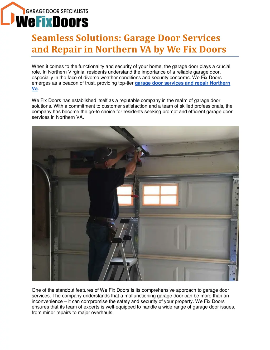 seamless solutions garage door services n.