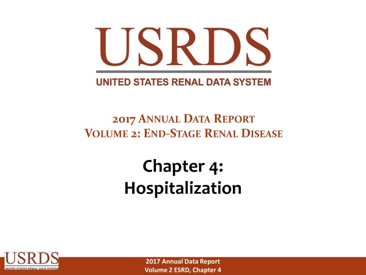 Hospitalization Trends for End-Stage Renal Disease Patients 2006-2015