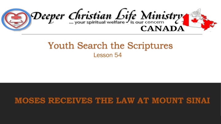 The Law of Moses and Its Relevance Today