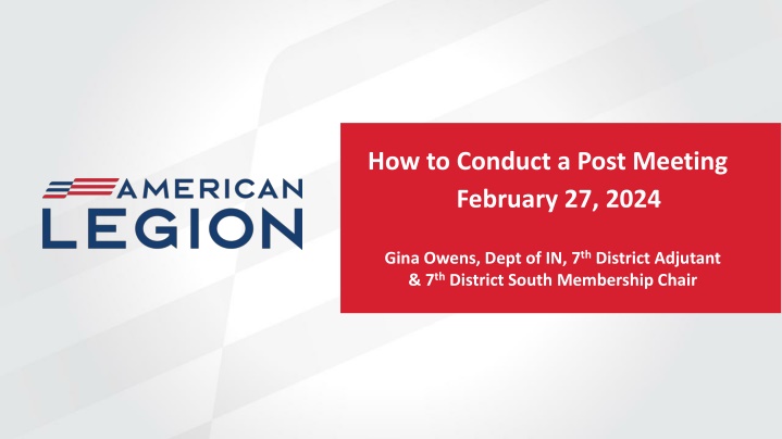 Effective Post Meeting Conduct Guidelines