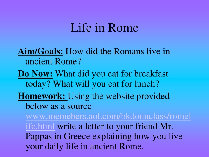 Daily Life in Ancient Rome: A Glimpse into Roman Culture