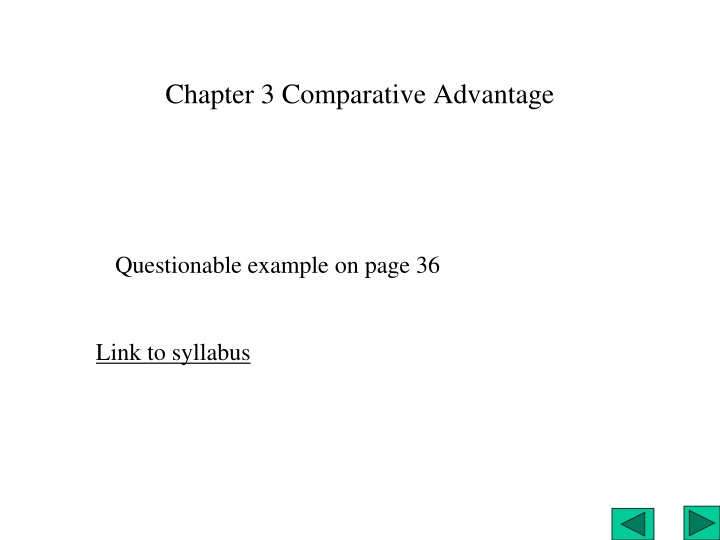 Comparative Advantage in Economics: Adam Smith and David Ricardo