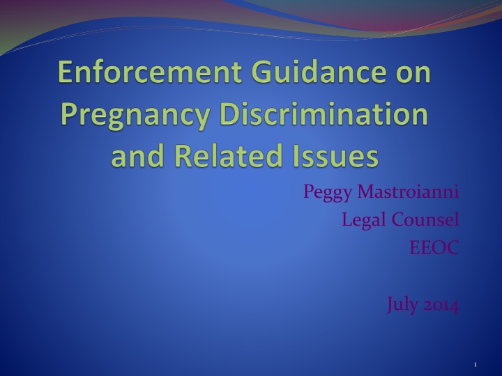 Pregnancy Discrimination Issues and EEOC Enforcement