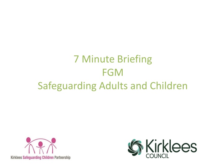Female Genital Mutilation and Safeguarding Measures
