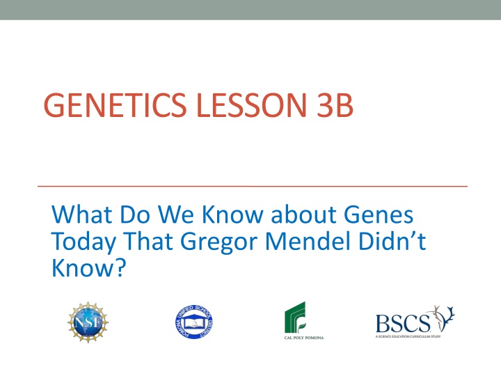 Modern Genetics Beyond Mendelian Principles