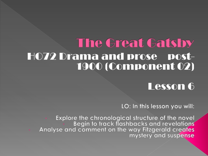 Analyzing the Narrative Structure of 
