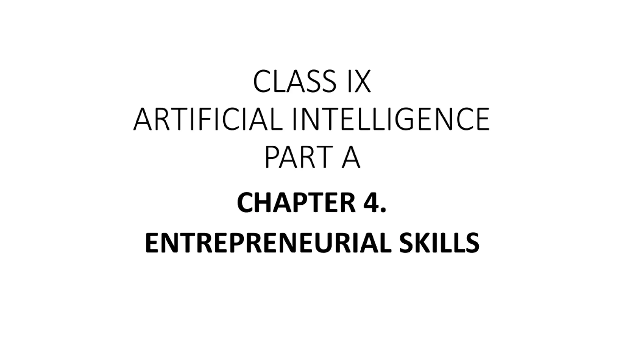 Entrepreneurial Skills in Business World