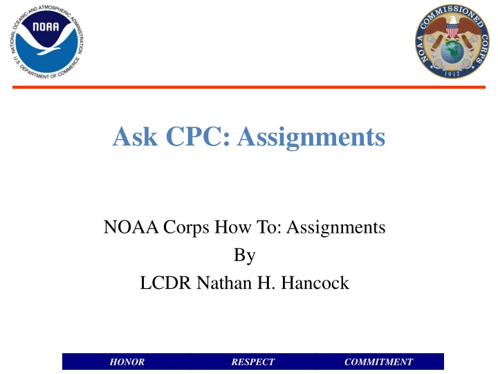 Ask CPC Assignments in NOAA Corps: How to Manage Assignments Effectively