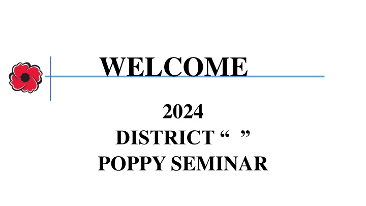 Poppy Fund and Legion Responsibilities for Remembrance
