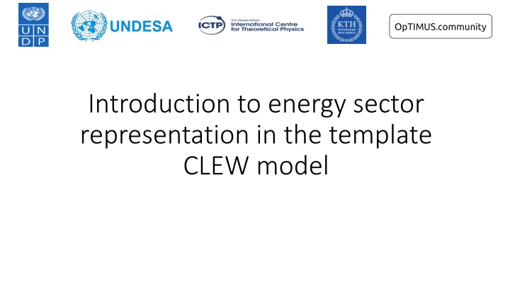 Energy Sector Model Structure and Commodity Abbreviations