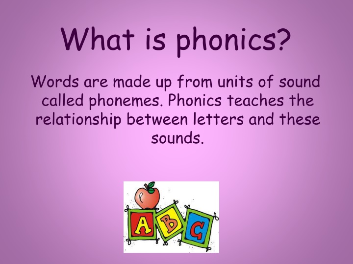 Phonics: The Key to Reading Success