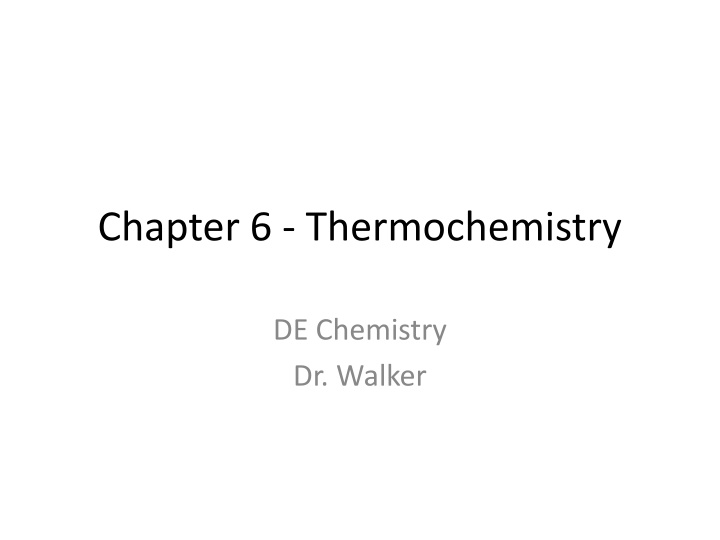 Thermochemistry: Key Concepts and Examples